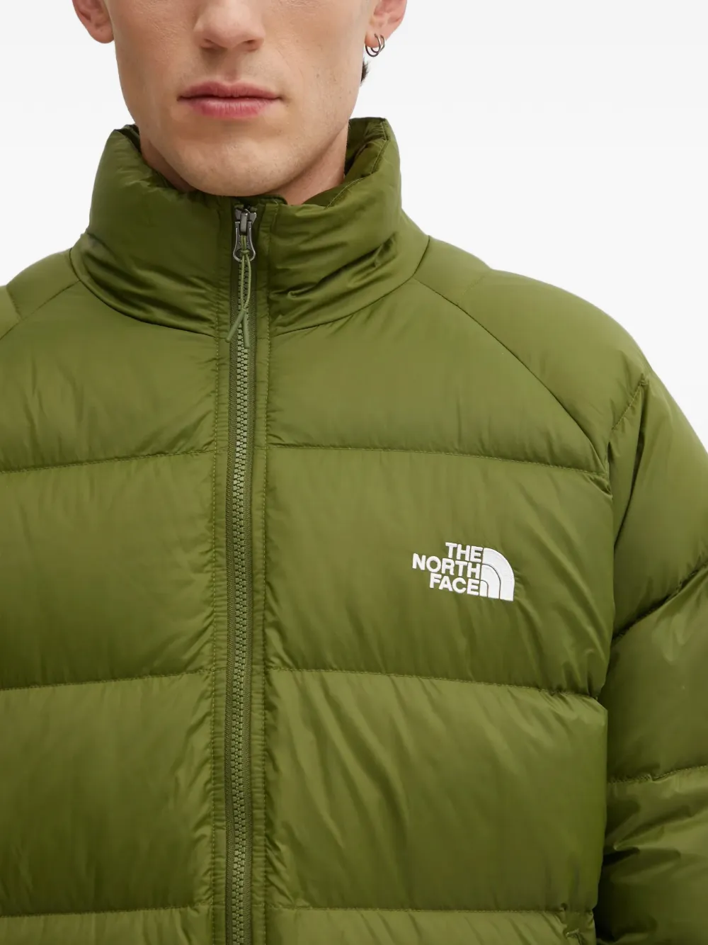 The North Face Gewatteerd jack met ritssluiting Groen