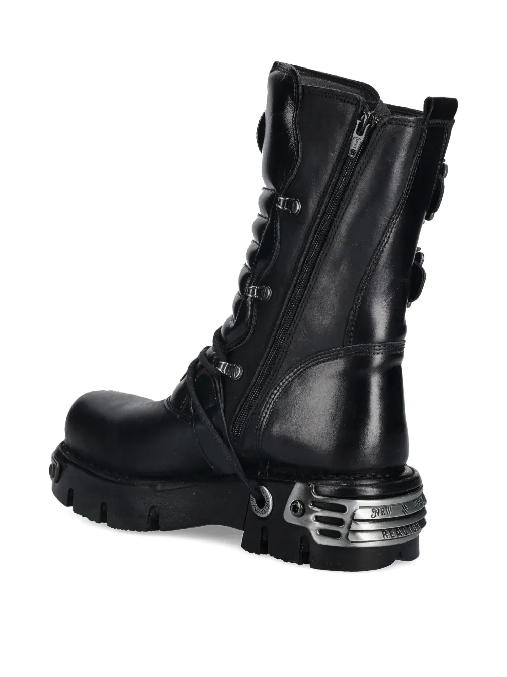 NEW ROCK Laarzen met gespen Zwart