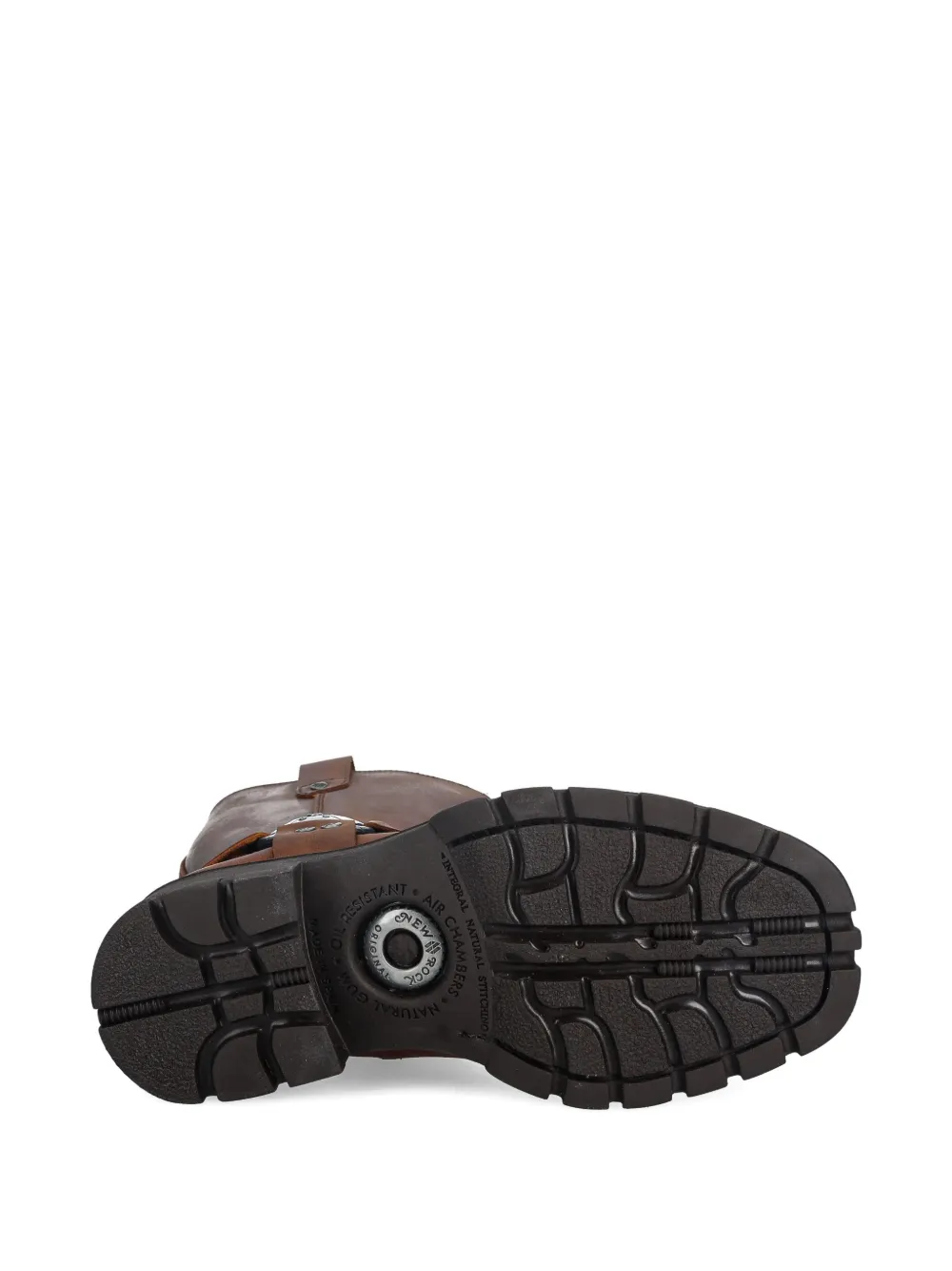 NEW ROCK Biker boots met gespbandje Bruin