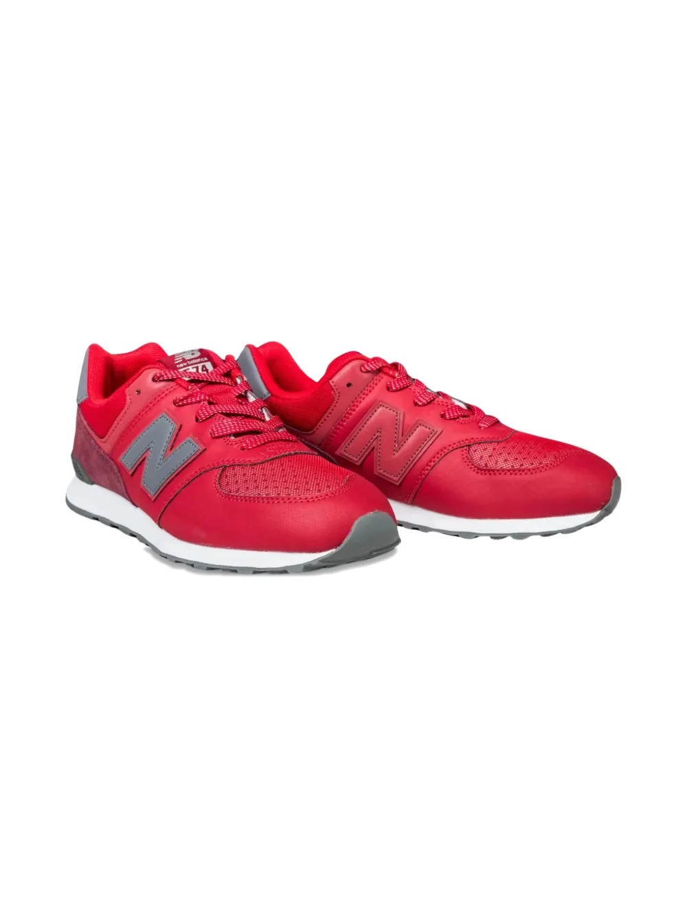 New Balance Kids 574 GS panelled sneakers Rood