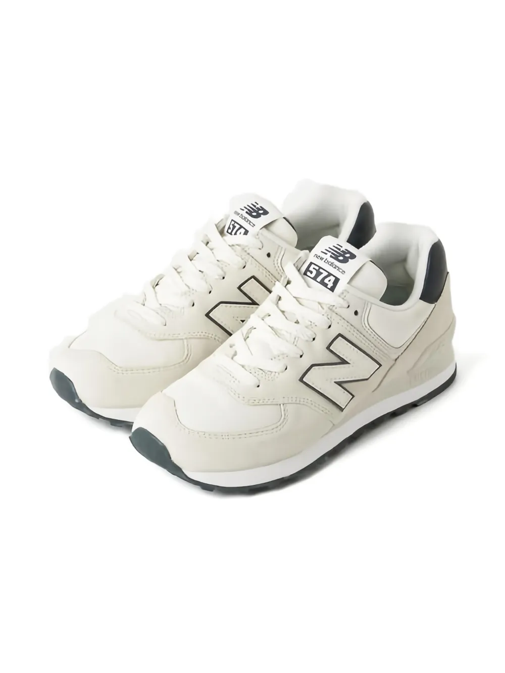 New Balance 574 logo detail sneakers Beige