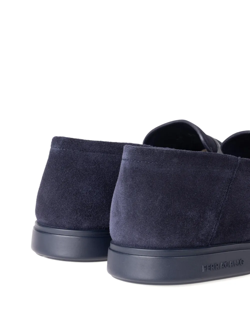 Ferragamo Leren loafers Blauw