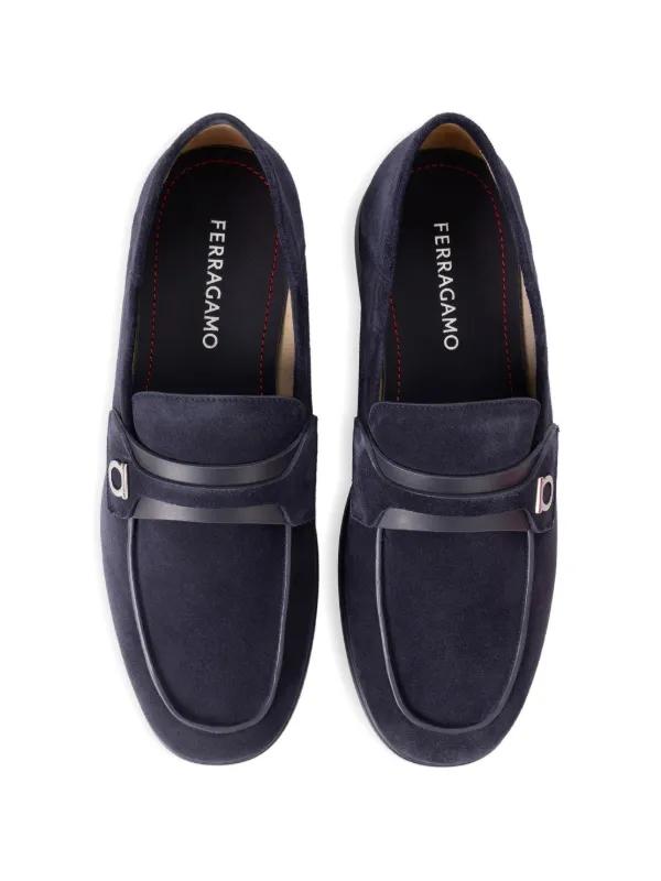 Ferragamo Leather Loafers | Blue | FARFETCH CA display picture 1