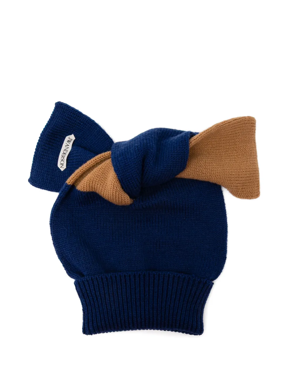 JW Anderson Berretto con nodo - Blu