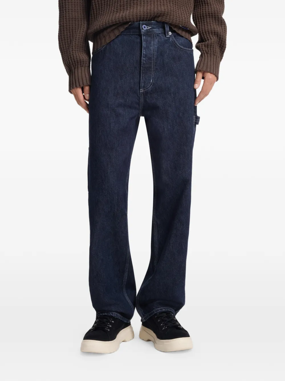 HUGO Katoenen jeans Blauw