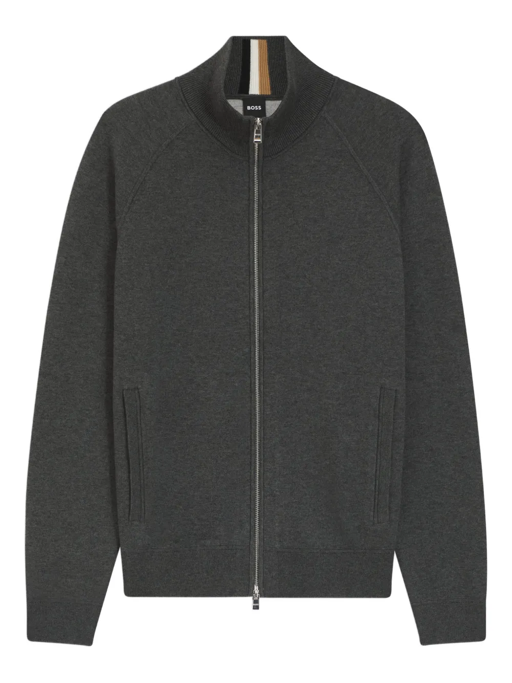 BOSS zip cardigan - Grey