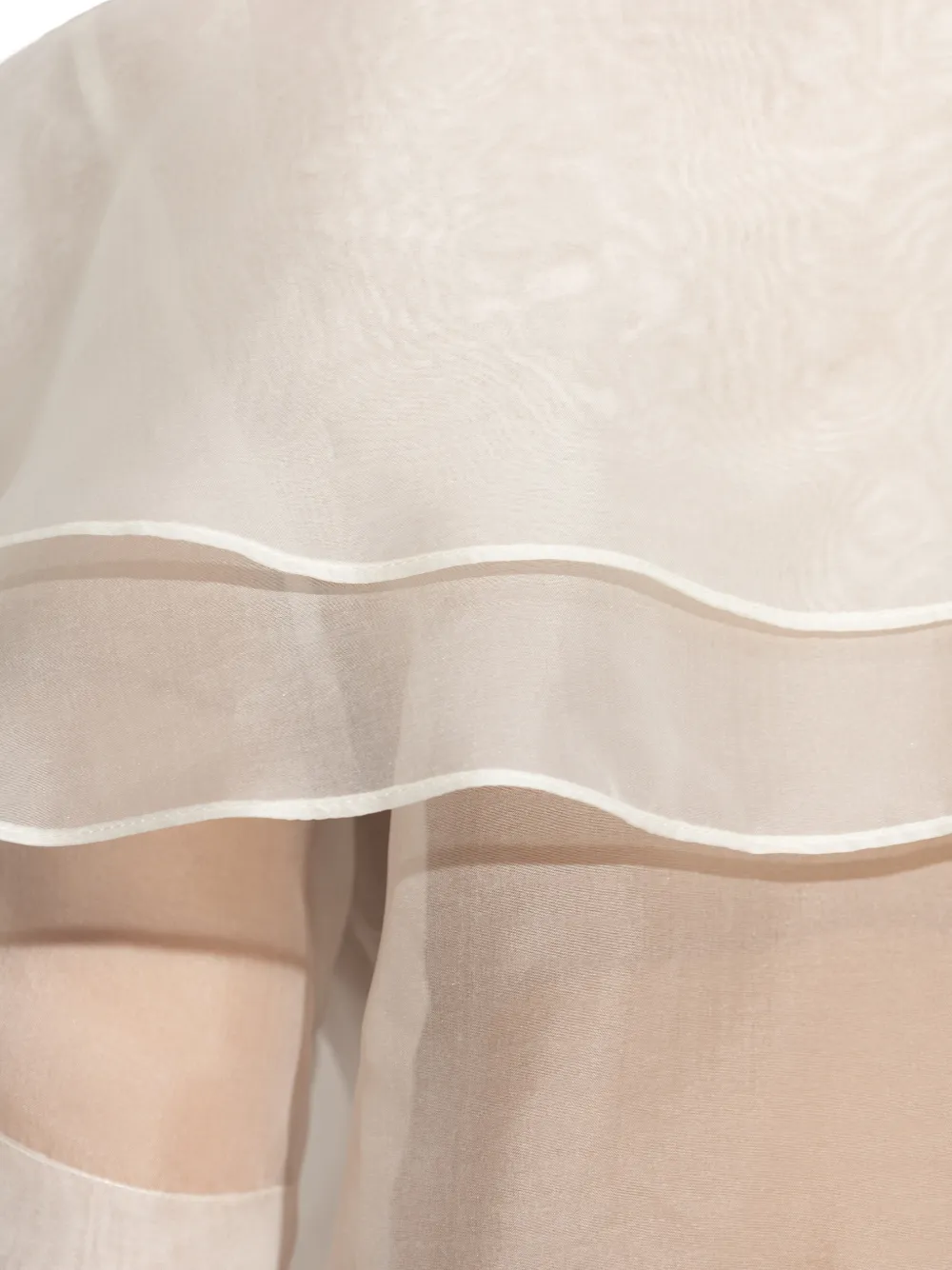 FRAME Blouse met ruches Wit