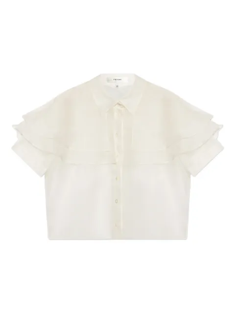 FRAME ruffled shirt