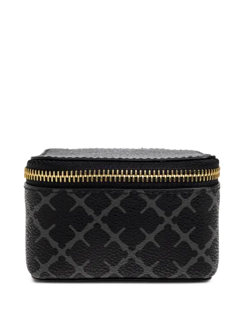 By Malene Birger geometric-print zip-fastening jewellery box