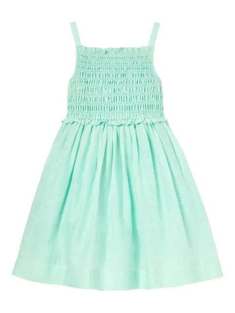 Self-Portrait Kids smocked ruffled dress