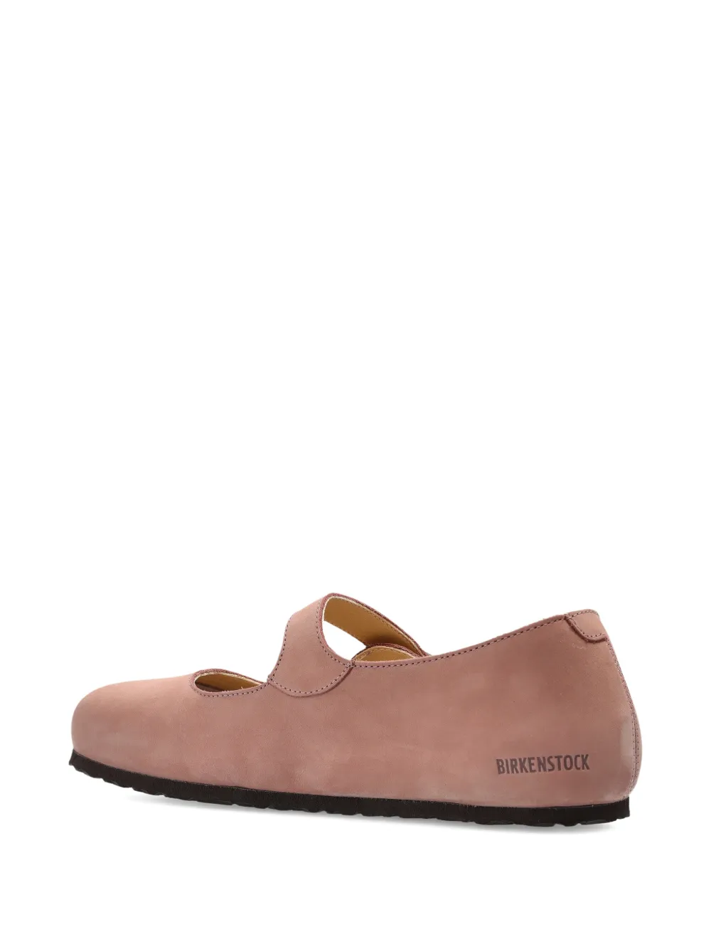 Birkenstock Santa Clarita leren ballerina's Roze