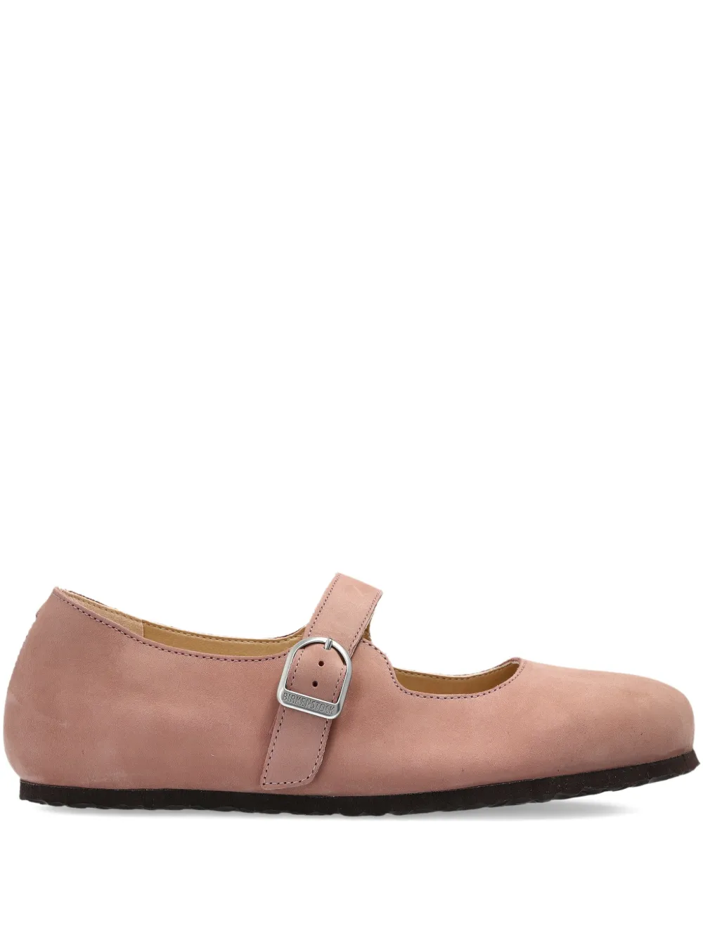Birkenstock Santa Clarita leather ballet flats - Rosa