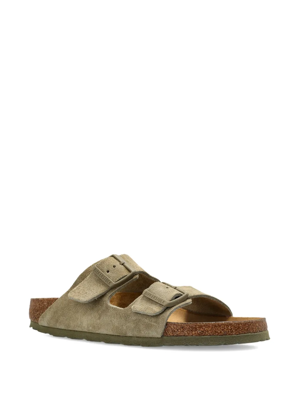 Birkenstock Arizona sandalen met gesp Beige