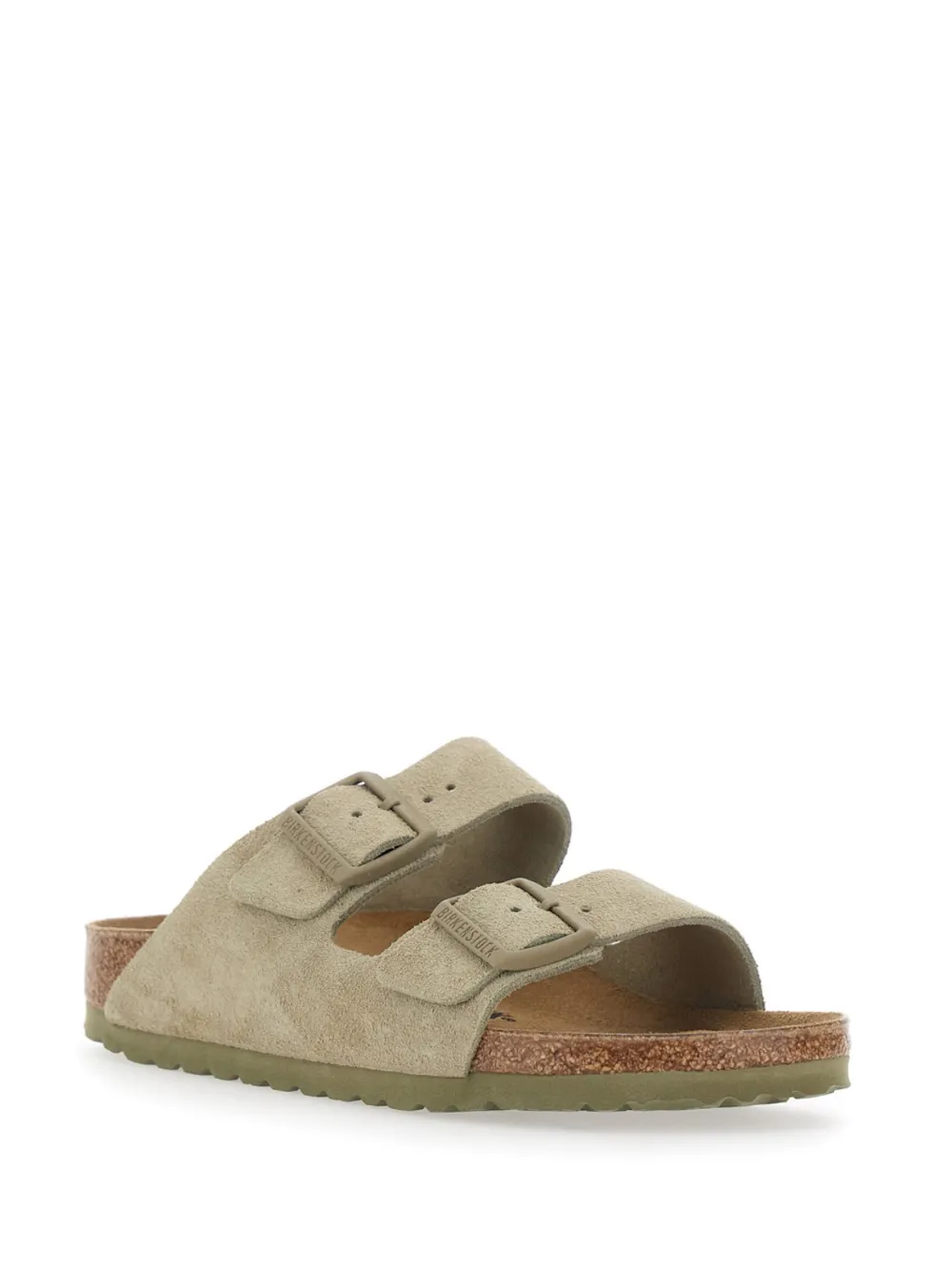 Birkenstock Arizona sandalen met gesp Beige