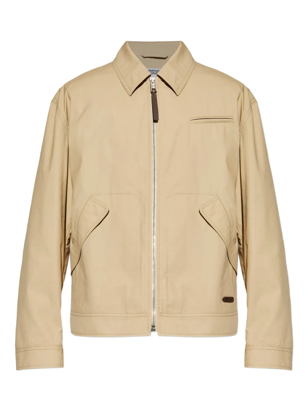 Moschino flap-pocket jacket - Toni neutri