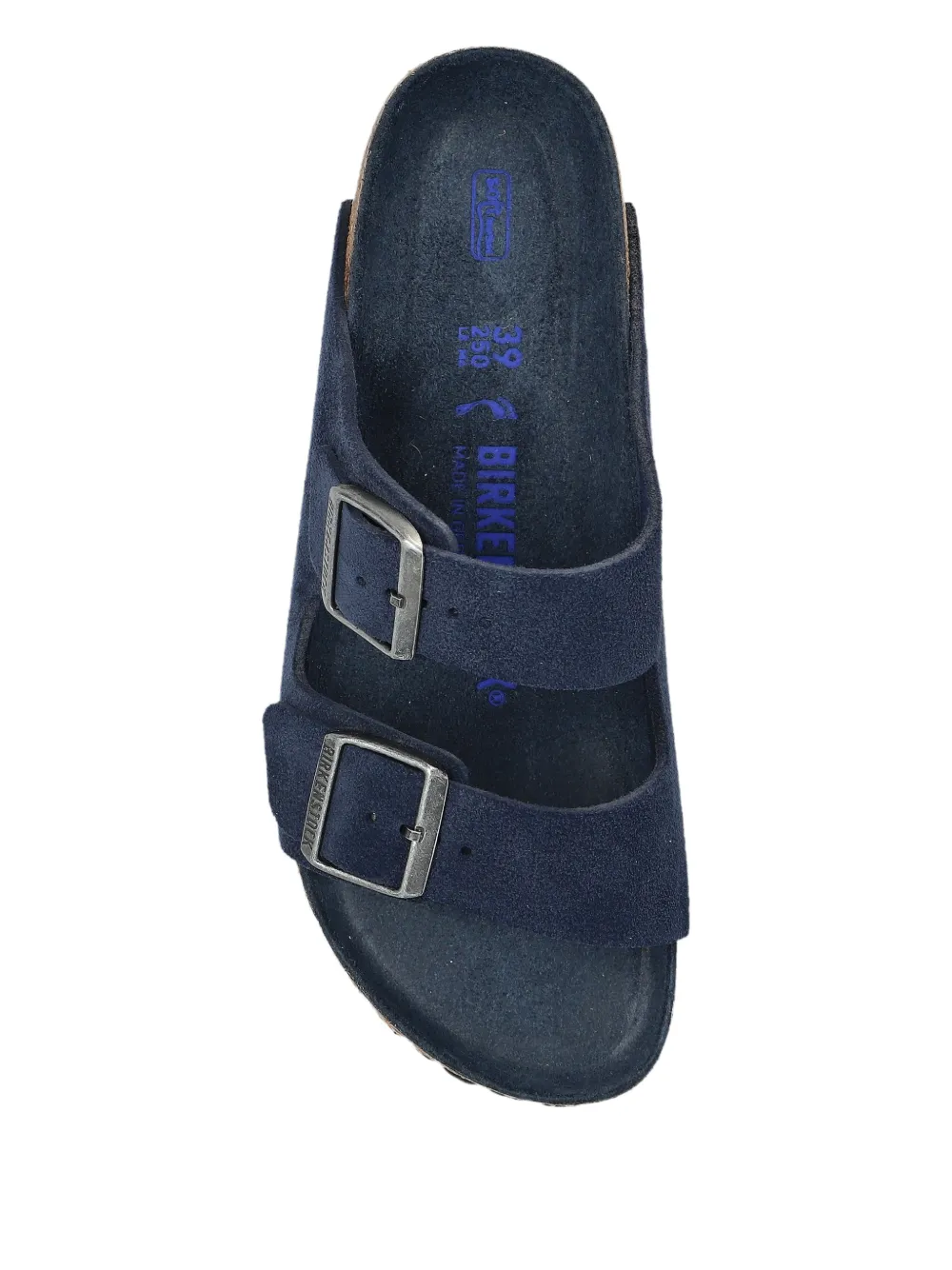 Birkenstock Arizona sandalen met gespbandje Blauw
