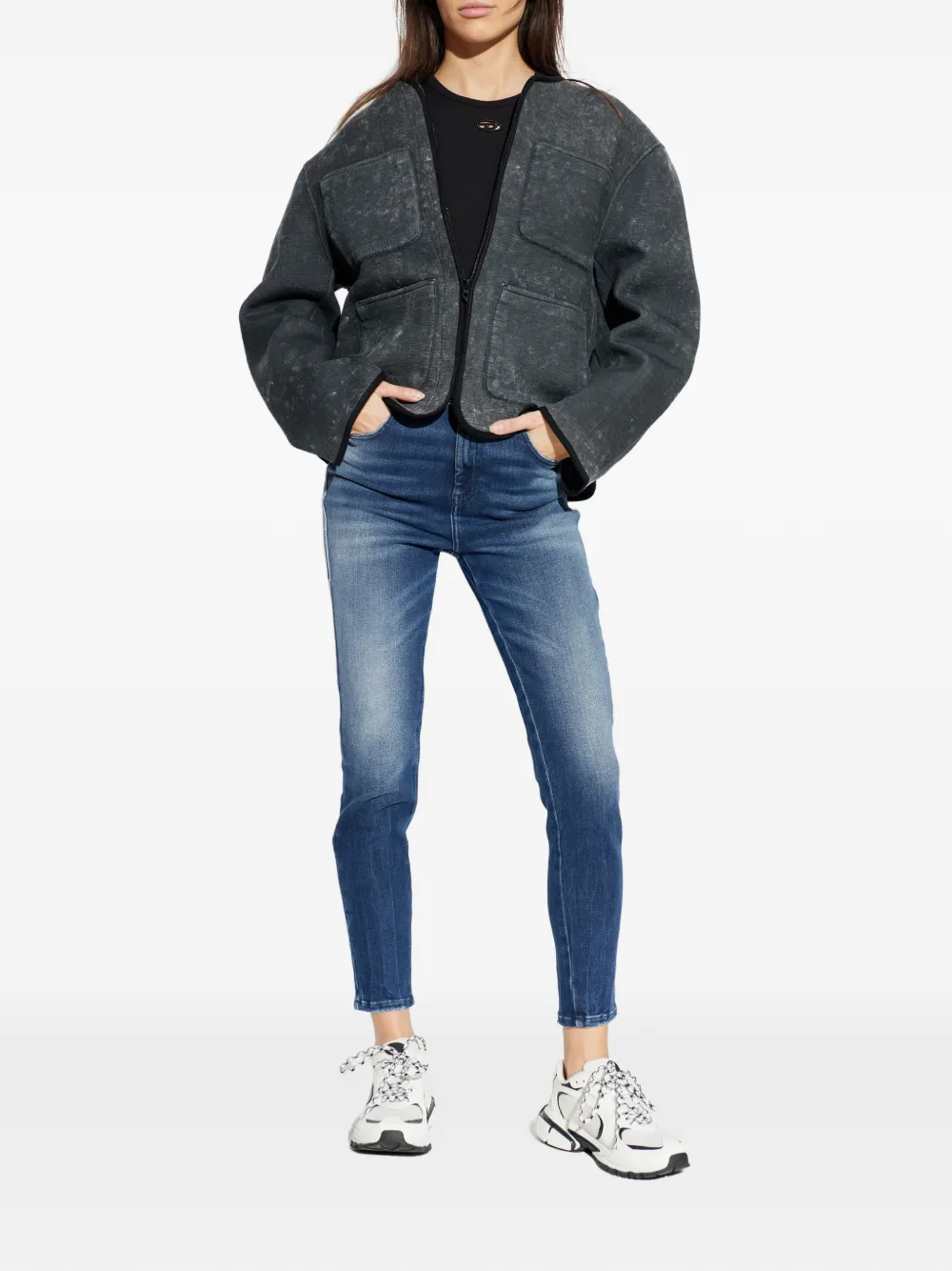 Diesel 1984 Slandy-High 09l93 jeans - Blauw