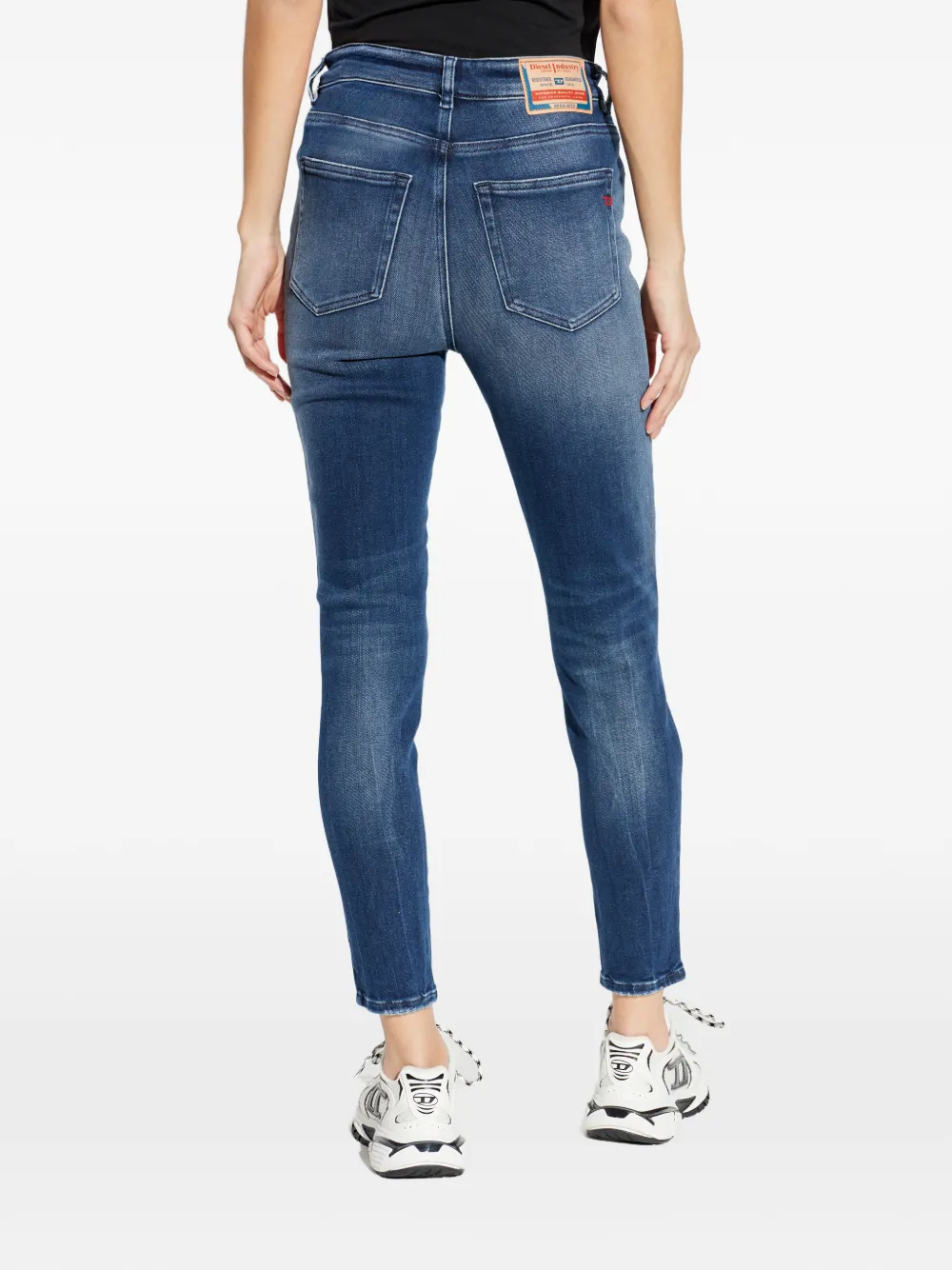 Diesel 1984 Slandy high waist 09I93 jeans Blauw