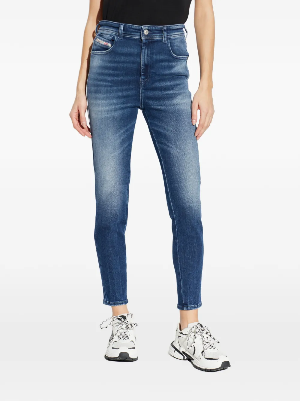 Diesel 1984 Slandy high waist 09I93 jeans Blauw