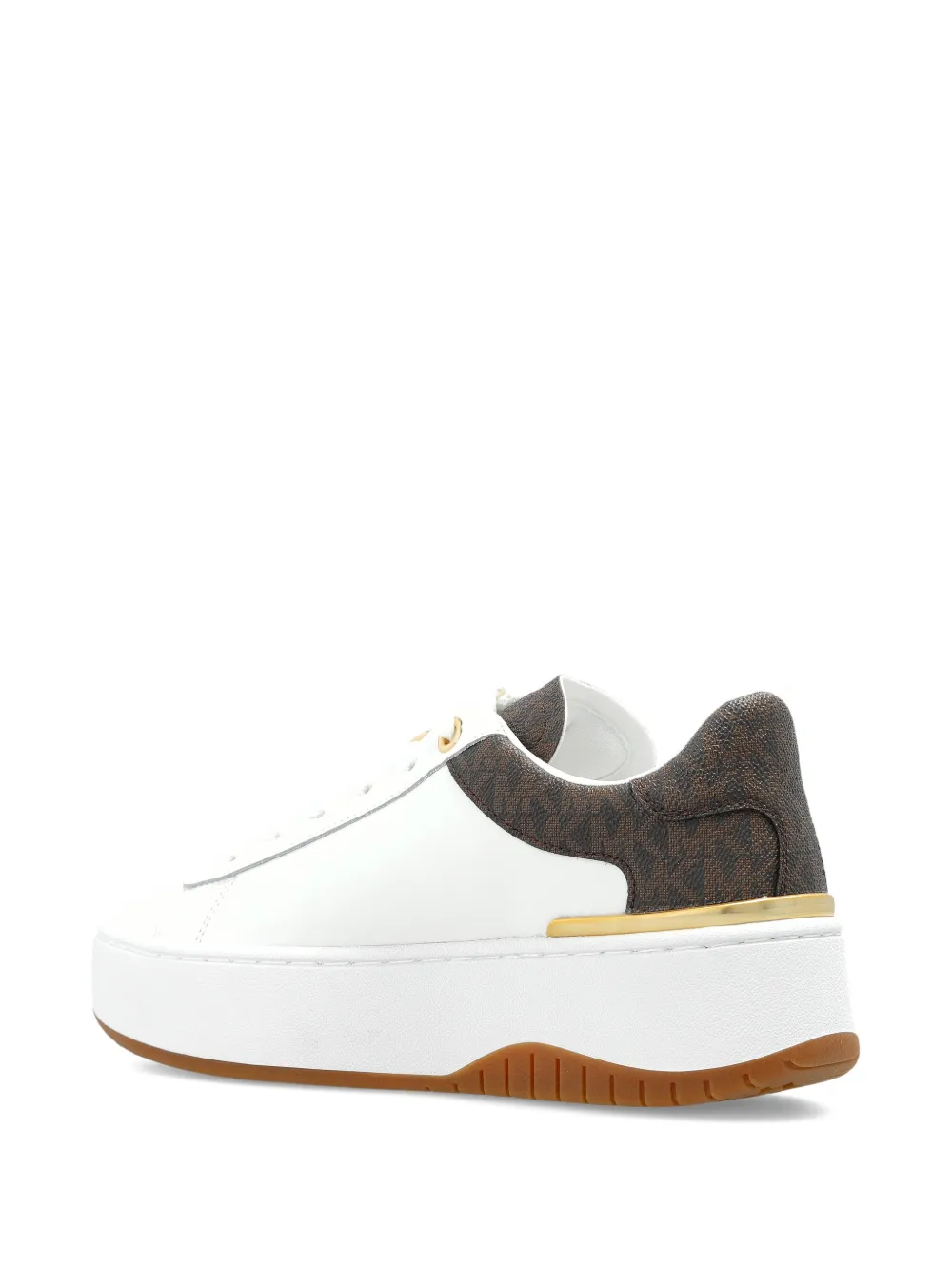 Michael Kors Dottie sneakers met plateauzool Wit