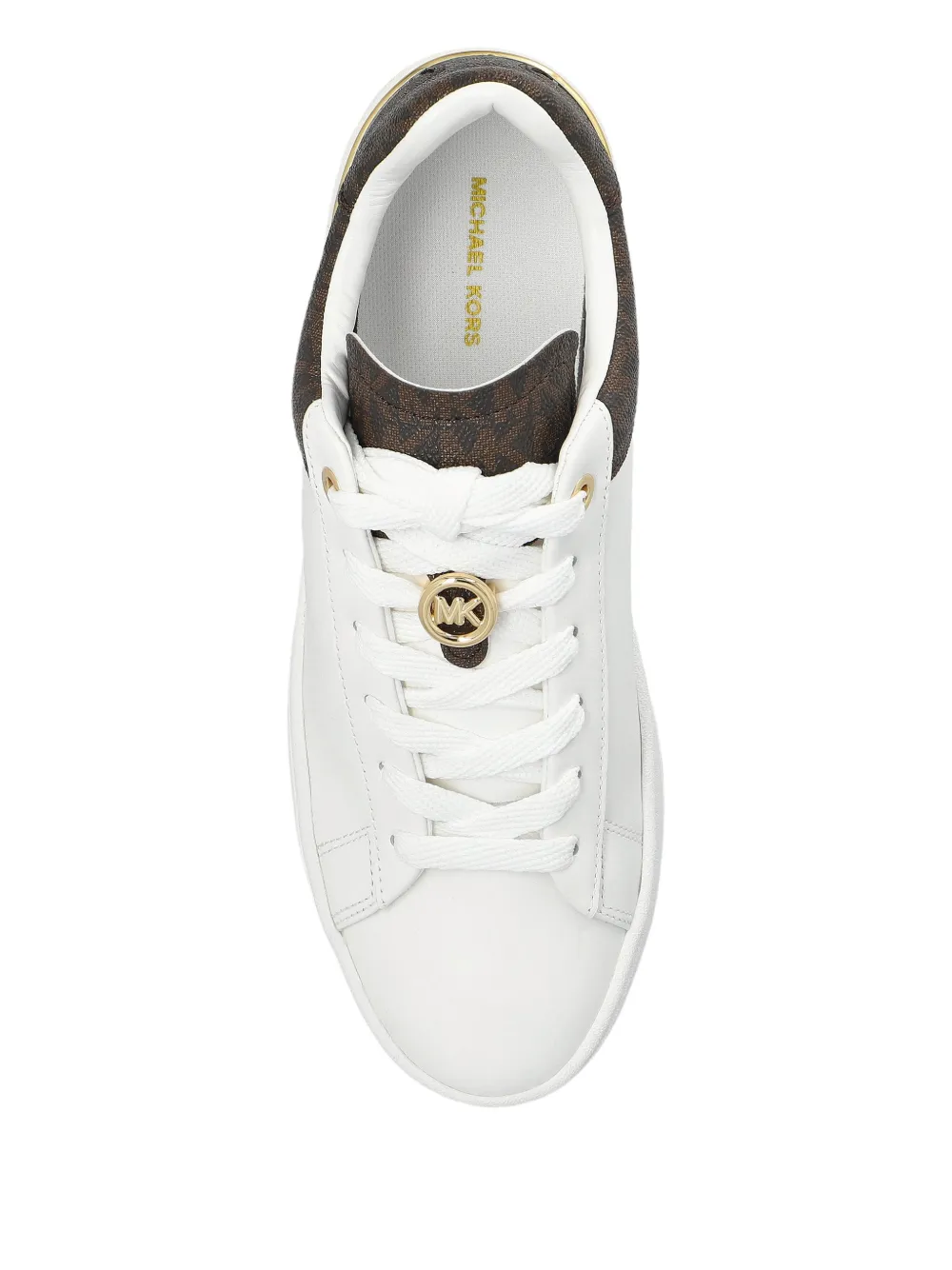 Michael Kors Dottie sneakers met plateauzool Wit
