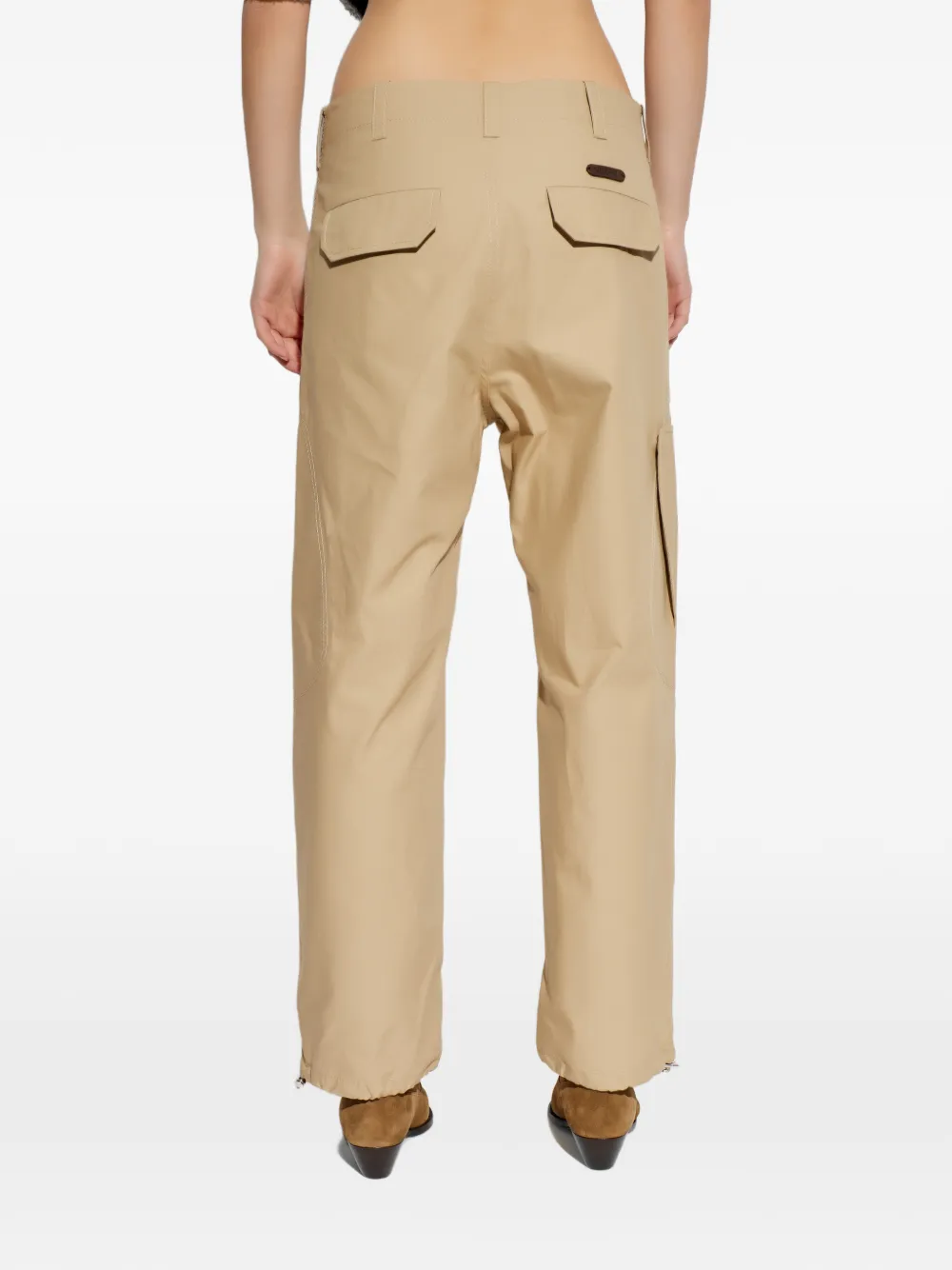Moschino Broek met zak Beige