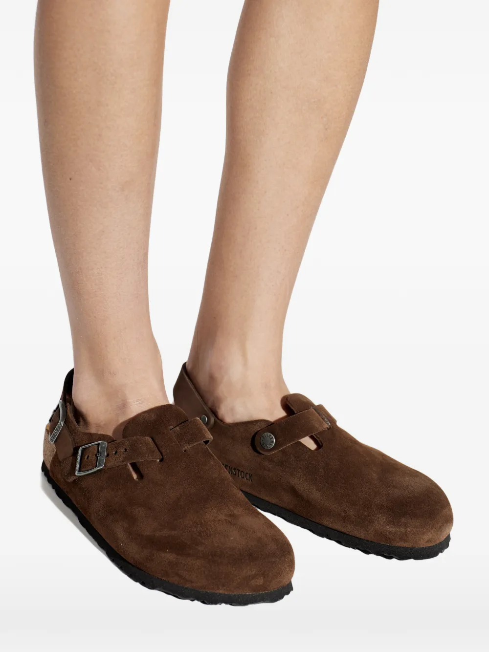 Birkenstock Tokio II muiltjes met gesp Bruin