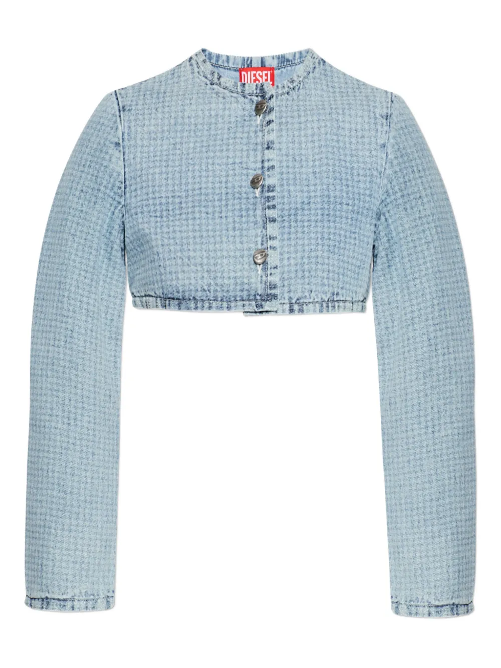 Diesel De-Terri-S button crop jacket - Blu