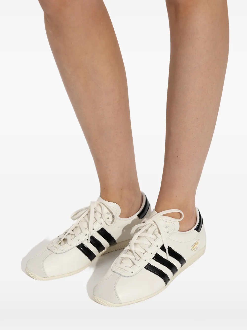 adidas Paris gestreepte sneakers Beige