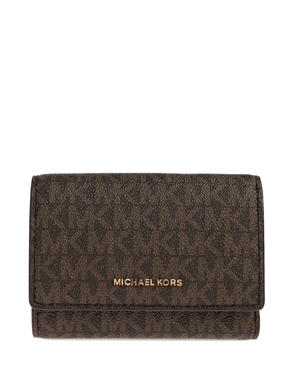Michael Michael Kors medium Bryant logo-print wallet - Marrone