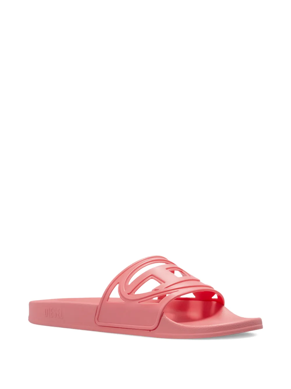 Diesel logo-detail slide Roze