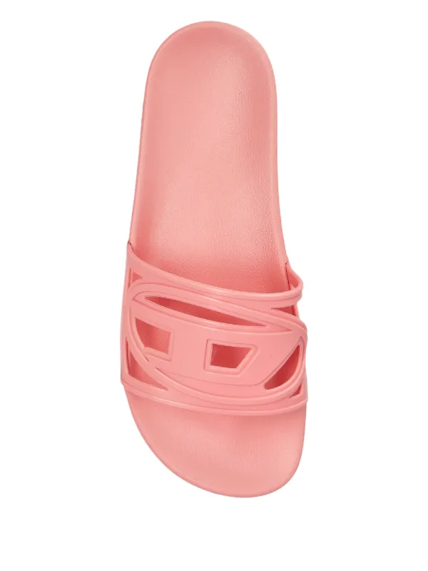 Diesel logo-detail Slide | Pink | FARFETCH ZA