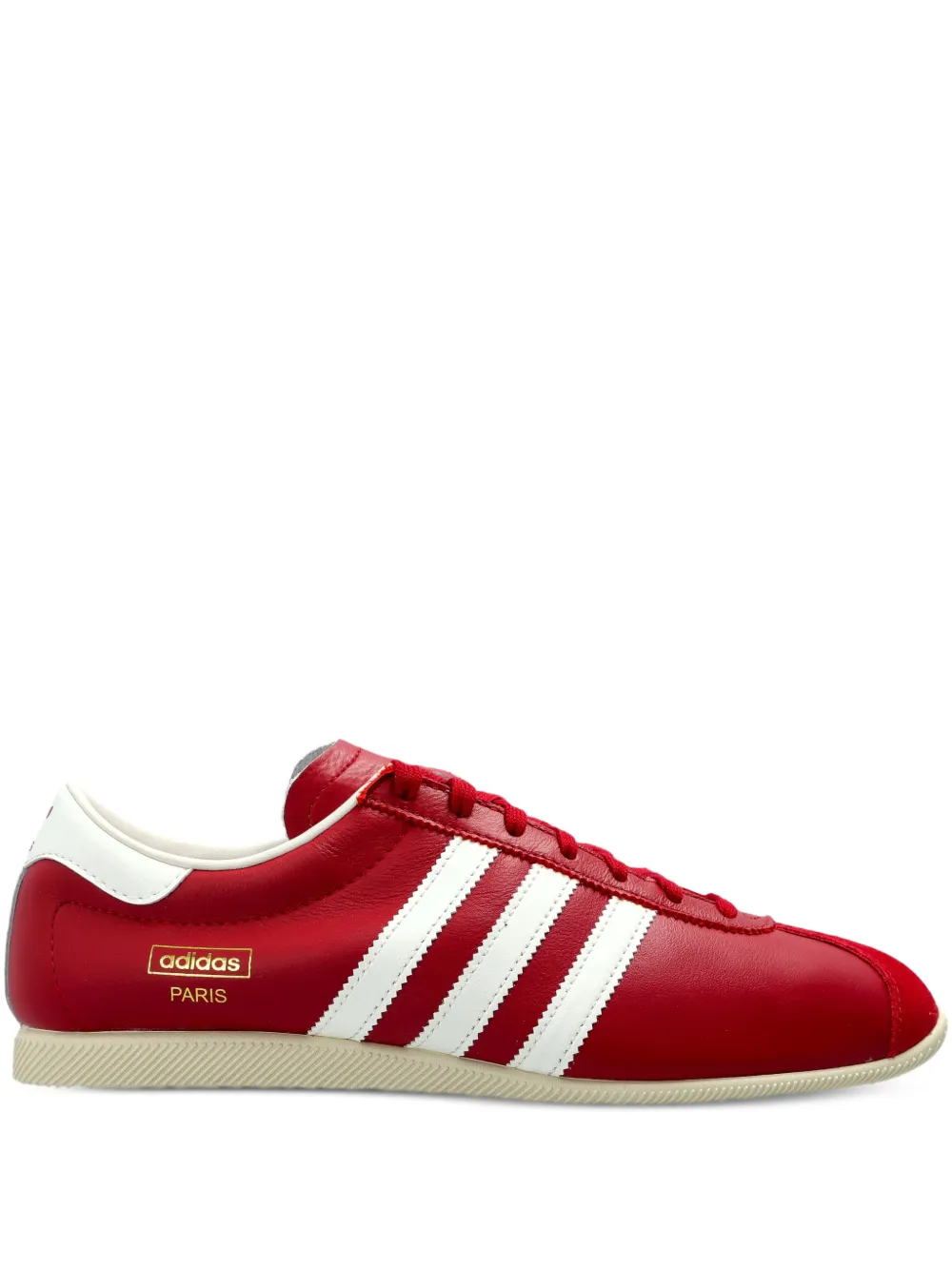 adidas Paris stripes lace-up sneakers - Rot