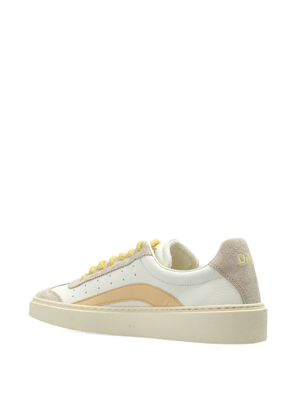 DSQUARED2 suede panel lace-up sneakers Wit