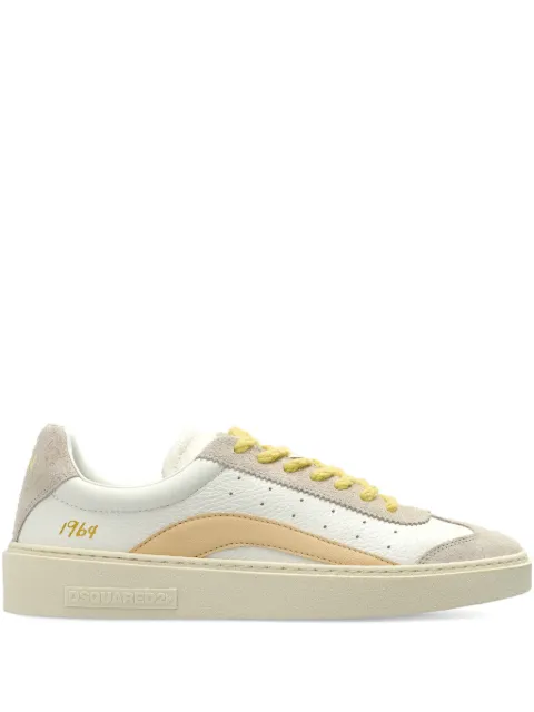 DSQUARED2 suede panel lace-up sneakers