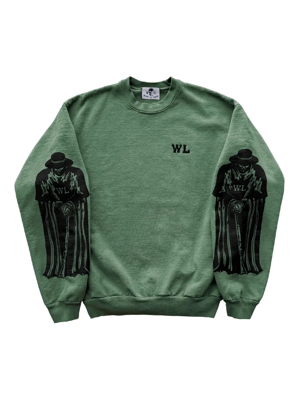 Warren Lotas Bestickter RIfle Pullover mit Print - Grün