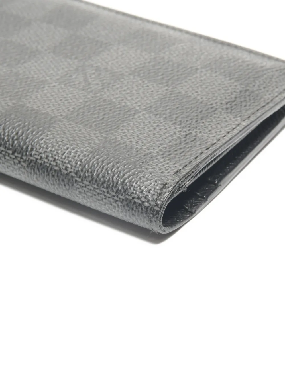 LOUIS VUITTON Pre-owned 2009 Damier Graphite Wallet In Gray