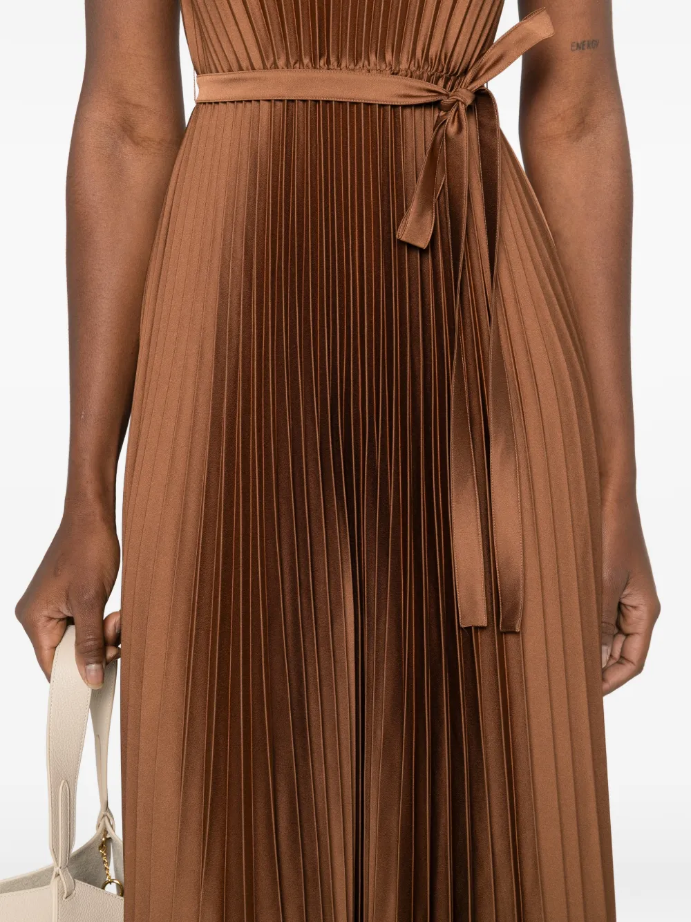 Volta Pleated Midi Dress
