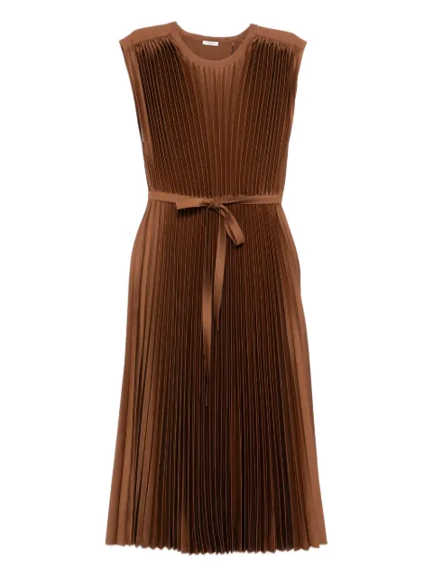 JOSEPH Volta pleated midi dress