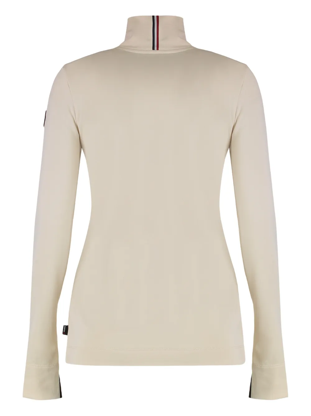 Moncler Polartec Turtleneck Ski Top In Neutral