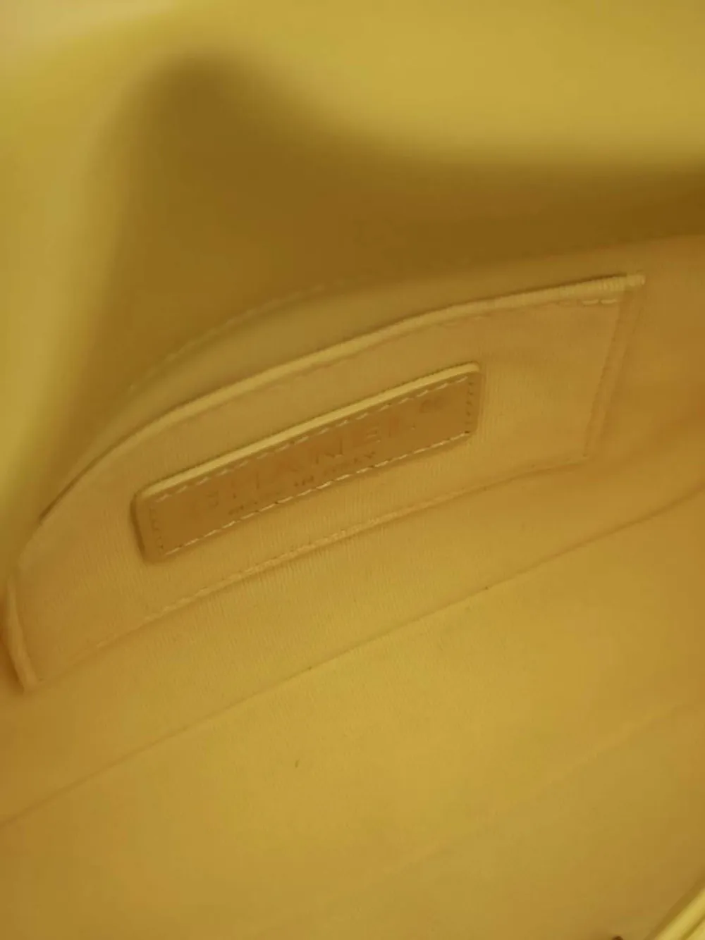 CHANEL Pre-owned 2021-2025 Mini Quilted Lambskin Candy Chain Flap Crossbody Bag In Yellow