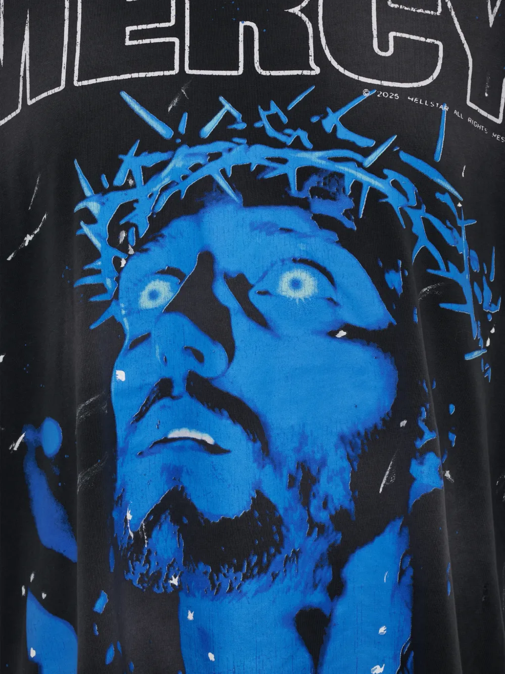 HELLSTAR Mercy T-shirt met grafische print Zwart