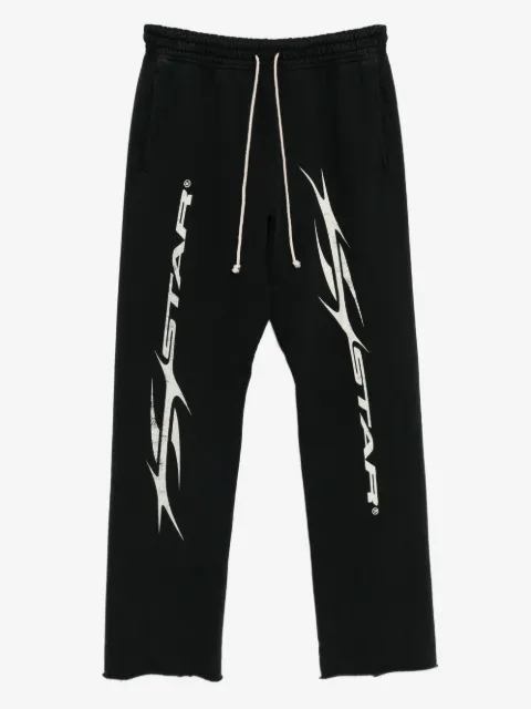 HELLSTAR graphic-print cotton trackpants