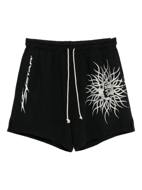 HELLSTAR graphic-print cotton shorts