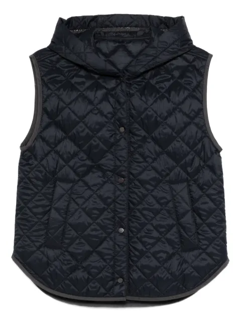 Brunello Cucinelli hooded quilted gilet