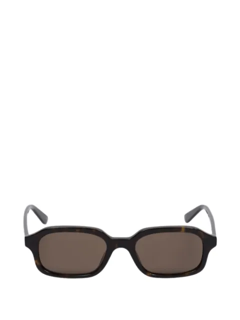 Alexander McQueen Eyewear tortoiseshell-effect rectangle-frame sunglasses