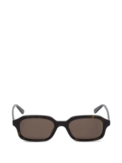 Alexander McQueen Eyewear tortoiseshell-effect rectangle-frame sunglasses