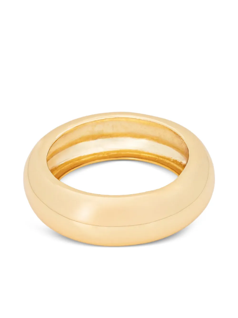 NAKED WOLFE Dea domed bangle - Gold