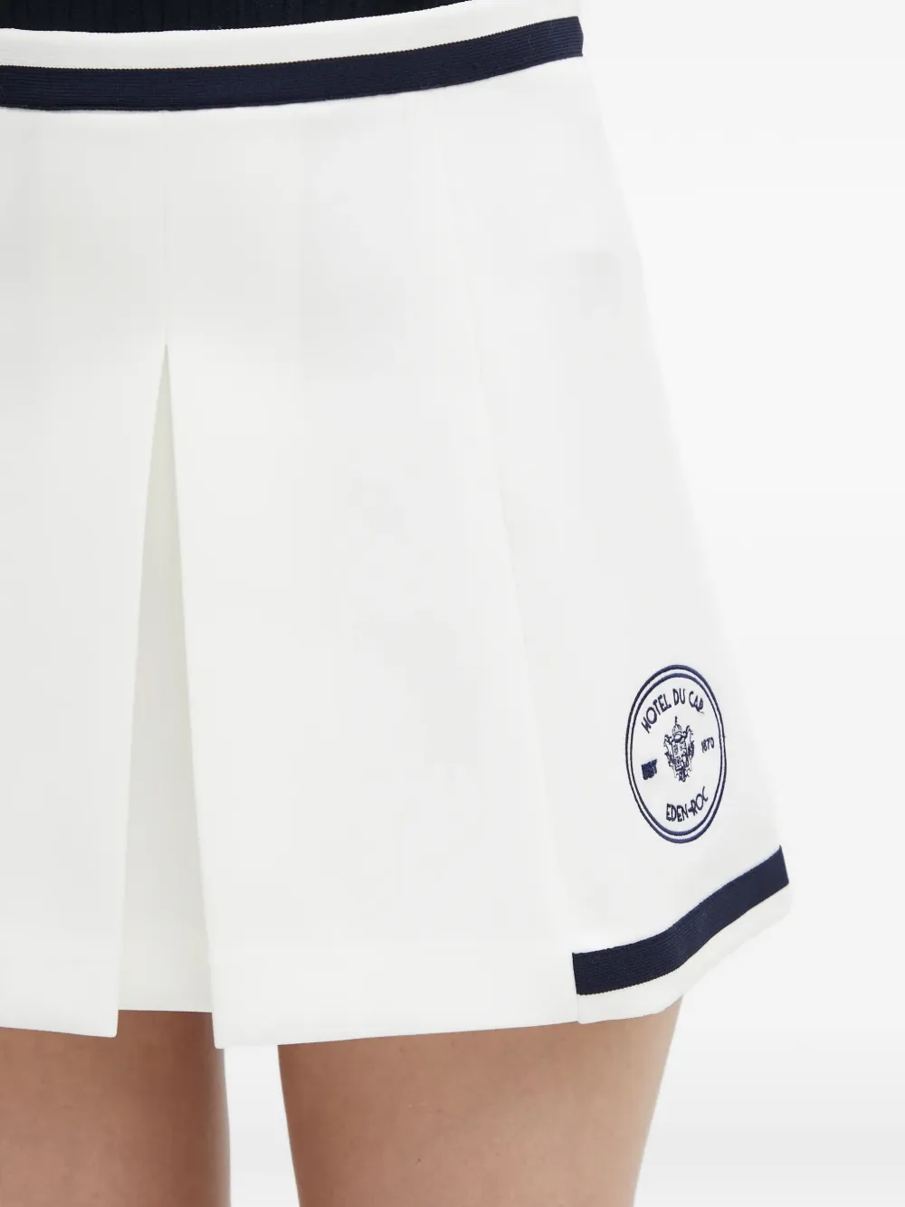 Sporty & Rich Hotel Eden Roc mini-rok Wit