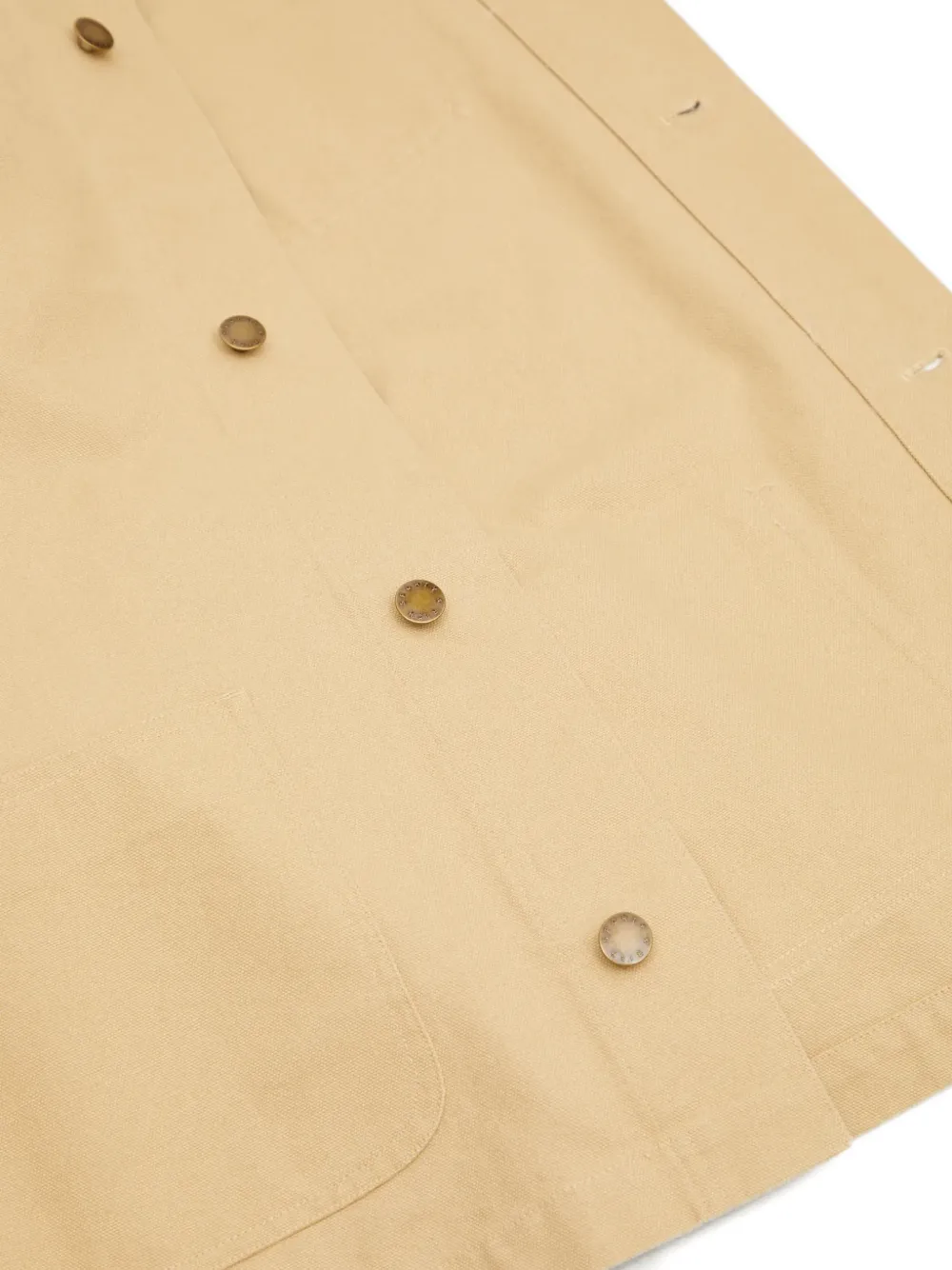 Sporty & Rich Jack met ribfluwelen kraag Beige
